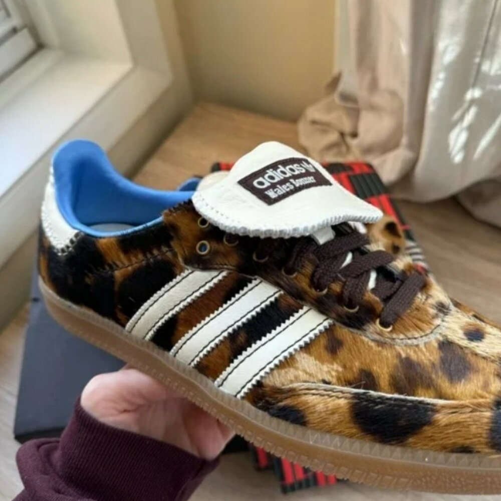 💜🌸Leopard Adidas Sambas